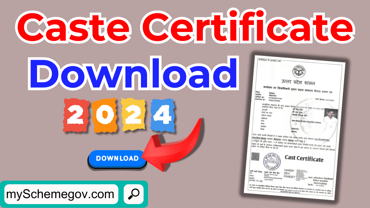 UP Caste Certificate Download PDF